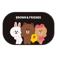 爱图腾 Itutn 汽车遮阳帘 line friends卡通遮阳帘 车窗遮阳挡 招手组合静电窗帘 侧挡