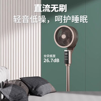 Royalstar荣事达空气循环扇家用电风扇智能语音静音落地扇台立式大风力风扇