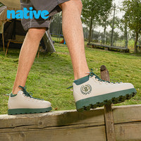 native幸运数字系列户外欧包靴透气休闲鞋百搭厚底靴薄袜套 43 黑色|幸运数字|橄榄棕