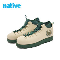 native幸运数字系列户外欧包靴透气休闲鞋百搭厚底靴薄袜套 36 牡蛎白|幸运数字|香桃木