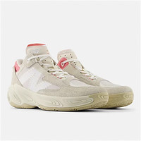  BALANCE新百伦男士篮球鞋 Fresh Foam BB v2 缓震支撑耐磨实战比赛运动鞋 亚麻灰/粉色 41.5