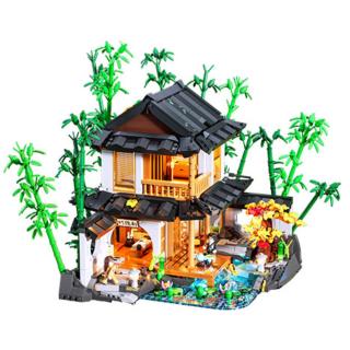  灯搭 Lumibricks 复古房屋系列 L9075 竹林小屋