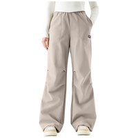 CAMEL骆驼（CAME）[王俊凯同款]户外滑雪裤男加绒御寒保暖防泼水宽松工装裤女 1776