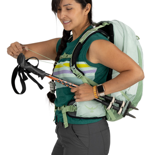  OSPREY 户外徒步 女士双肩登山背包  暴风22L薄荷绿-可注册