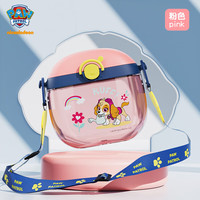 汪汪队立大功(PAW PATROL)汪汪队立大功儿童水杯学饮杯宝宝喝水吸管杯男女童水壶背带杯子 粉色天天PP267【500ml 单吸管】 480ml