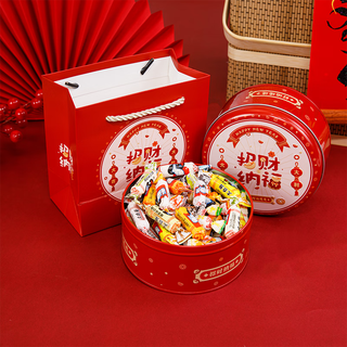 大白兔奶糖牛轧糖招财纳福多口味270g520 大白兔奶糖牛轧糖270g多口味礼盒