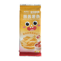 来伊份蘸酱薯条原味16g空心薯条含番茄酱包儿童膨化零食品来一份 蘸酱薯条原味16g*10包