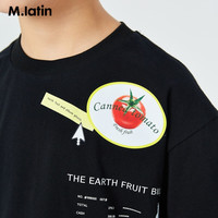 M.Latin/马拉丁童装儿童短袖夏装新款主题印花棉布男童T恤