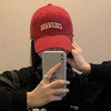 衣起纤手显脸小时髦女棒球帽大头围加大加深软顶宽帽檐刺绣鸭舌帽子男