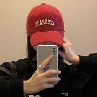 衣起纤手显脸小时髦女棒球帽大头围加大加深软顶宽帽檐刺绣鸭舌帽子男