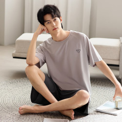 洁丽雅 夏季莫代尔冰丝短袖短裤家居服