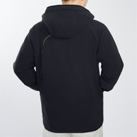 迪桑特（DESCENTE）棒球半开领连帽卫衣 长袖 DBX-2360 L  黑色