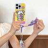 【李佳琦】研派适用苹果16promax手机壳14磁吸支架13斜跨挂绳iPhone1514pro女12卡通11华为mate60 【茄子小狗】壳+磁吸支架+短挂绳