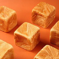 乐锦记 撕棒夹心吐司手撕面包休闲零食办公室营养早餐代餐 魔方原味320g+魔方吐司红豆320g