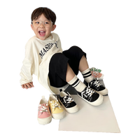 TOPSTAR儿童学步鞋幼童男童宝宝帆布鞋男宝女童夏季透气软底鞋 1235 内长140MM建议脚长130mm