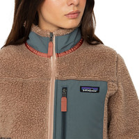巴塔哥尼亚（Patagonia）Classic Retro-X 抓绒衣女外套23074 PTNU-棕绿色 L