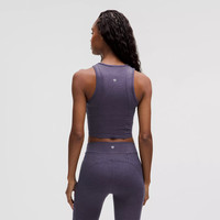 露露乐蒙lululemon丨Soft Sueded 女士绒面圆领短款运动背心 LW1EWXS