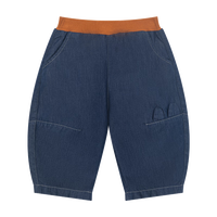 马·拉丁（M.Latin）/童装儿童裤子夏新款男女小童耳朵廓形感牛仔七分裤