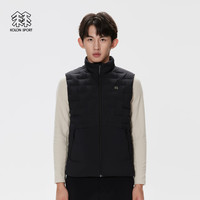 /可隆 KOLON SPORT超轻羽绒马夹 男子户外冬季TUBE休闲无袖鹅绒上衣- LHDV4WN149-BK (170/92A)