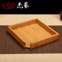 杰艺 竹制分茶盘 普洱茶盒 茶具配件
