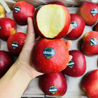 旭霁【顺丰】新西兰进口丹烁苹果Dazzle伯爵脆甜多汁樱桃红苹果整