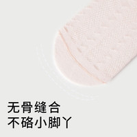 贝肽斯婴儿袜子春夏薄款女童宝宝花边棉袜儿童中短筒网眼袜夏季 泡泡口 网眼透气- 3双 0-6月 （脚长8-10cm)