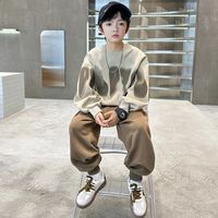 印象童年 others 其他 印象童年男童套装帅气2024新款儿童秋装运动两件套中大童休闲衣服