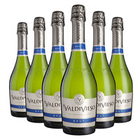 瓦帝维索 Vina Valdivieso VALDIVIESO）天然高泡干型起泡葡萄酒 整箱装750mL*6