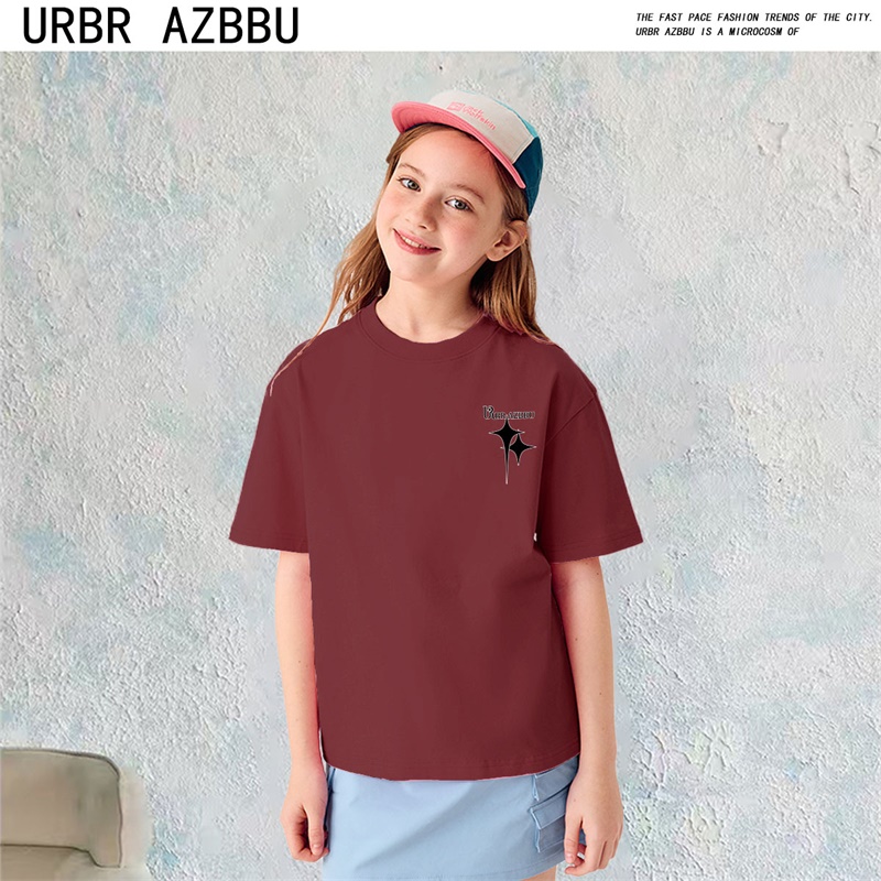  URBR AZBBU 纯棉 儿童短袖T恤