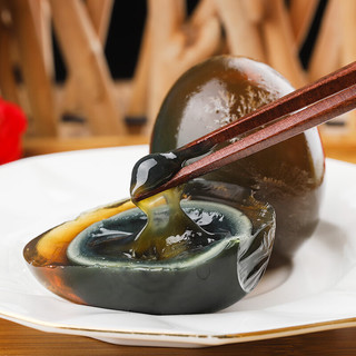 鄱湖鸭舍麻壳松花皮蛋无铅工艺溏心变蛋松花蛋鄱阳湖皮蛋古法腌制 8枚（共480-560g）