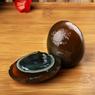 鄱湖鸭舍麻壳松花皮蛋无铅工艺溏心变蛋松花蛋鄱阳湖皮蛋古法腌制 8枚（共480-560g）