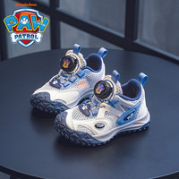 汪汪队男童鞋2025儿童运动鞋儿童镂空凉鞋旋转纽扣男宝宝鞋子 藏青【阿奇】 29码