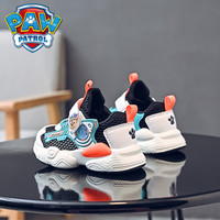 汪汪队童鞋男宝宝2025春夏季小童软底防滑网面透气儿童机能鞋 黑/湖蓝（阿奇） 26码