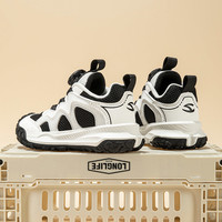 哈比熊童鞋儿童运动鞋男童女童2025春夏网面透气中大童跑步舒适潮 深蓝白（双网） 36码