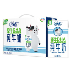 伊利 QQ星原生DHA纯牛奶125ml*16盒