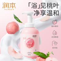 88VIP：润本 桃叶精华系列 婴儿泡泡洗发沐浴露 550ml