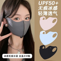 WINDANDWATERRISE 冰丝防晒口罩 女护眼角透气遮阳脸基尼 10146543891863