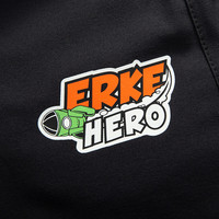 鸿星尔克男小童七分裤夏季儿童短裤弹力针织裤潮 正黑001