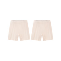 【2件装】迷你巴拉巴拉女童亲肤透气打底裤夏季宝宝轻薄睡裤 象牙白10401