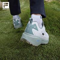 斐乐（FILA）男鞋NUVOLE 3 ATR户外鞋2025夏季柔云3 跑步鞋 丝光绿-SA 44