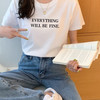 雷姆佳夏季纯棉宽松潮流短袖T恤女百搭小众韩版上衣纯棉 白色 纯棉夏天 XL (115-130斤)
