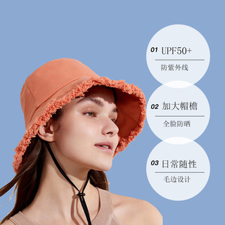 UVNO防晒帽女夏季遮阳帽遮脸防紫外线太阳帽毛边渔夫帽