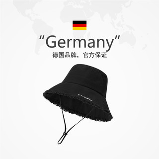 UVNO防晒帽女夏季遮阳帽遮脸防紫外线太阳帽毛边渔夫帽