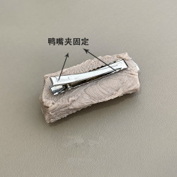 京营 一块清炖排骨发夹仿真食物夹子头饰搞怪个性创意毛豆烤串边夹发卡 31#清炖排骨