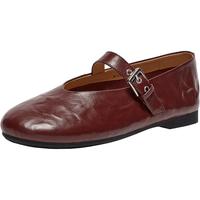 Bata羊皮书玛丽珍女2025春季复古抓纹软底通勤单鞋AUO01AQ5 黑色-娃娃鞋 33