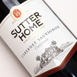 舒特家族 SUTTER HOME 赤霞珠红葡萄酒750ML美国加州原装进口顺丰Sutter home