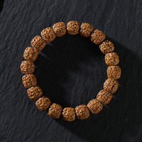 福瑞堂 树王爆肉小金刚菩提子菩提手串男款盘玩野山核桃文玩佛珠