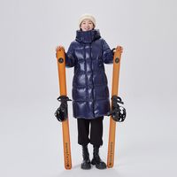 艾莱依撞色运动鹅绒羽绒服女秋冬户外保暖防风外套1082