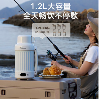  Midea/美的 MK-DB12X16-PRO 7段调温 电热水杯  蓝色系 1.2L