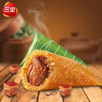 三全粽子端午节嘉兴风味蜜枣豆沙八宝猪肉粽早餐零食宵夜 猪肉粽300g*2袋